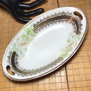 P V Vessra Celery Side Vegetable Oval Serving Dish Bowl 8”Lx4 11/16”Wx1.5”H EVC